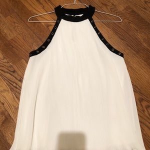 Boutique black and white tunic